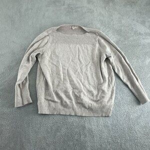 Loft Womens Cotton Sweater XL Gray 5275